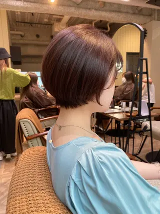 ショート カラー 新宿 / Aujua ｿﾑﾘｴ🫧森田涼介のヘアスタイル