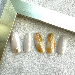 ネイル ⭐︎休業中の練習⭐︎ JNA認定講師髙橋のネイルデザイン