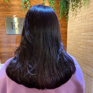 ミディアム 三浦 望のヘアスタイル