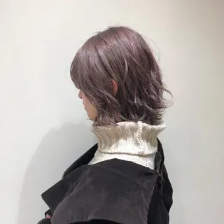 ミディアム 顔周りカット/髪質改 善/新宿/畑中稔里のヘアスタイル
