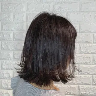 ミディアム カラー Lee東三国 店長 谷辻誠志のヘアスタイル