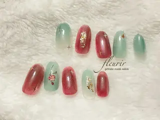 ネイル フルリール 【プライベートサロンのネイルデザイン