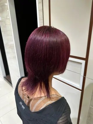 セミロング カラー メンズ SANA/ツヤカラー /カット大船のヘアスタイル