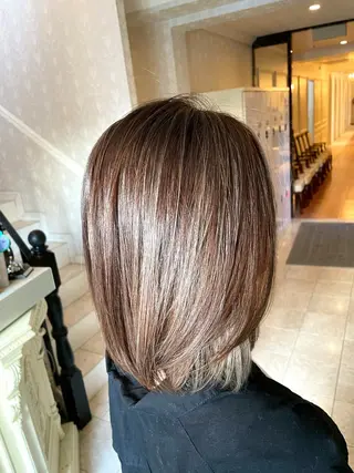 ミディアム hair  studio A.R.S所属・烏丸/艶髪/レイヤー /韓国風/廣瀬尚輝のヘアスタイル