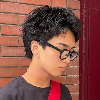 ショート パーマ メンズ 【柏メンズパーマ職人 】店長 KAZUMAのヘアスタイル