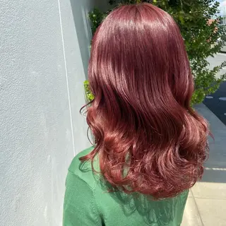 ロング カラー NUDE COLOR所属・鈴木 琴乃のヘアスタイル