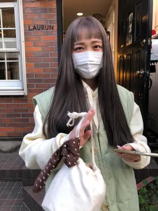 ロング カラー NOUN所属・eri kinjoのヘアスタイル