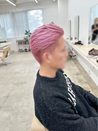 カラー メンズ 🫟ブリーチモデル/ 艶カラー /みきのヘアスタイル