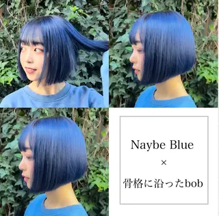 ショート カラー 僕なら縮毛矯正してて もブリーチできますのヘアスタイル