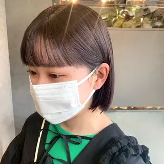 カラー 博多/ ブリーチ/暖色/色味のヘアスタイル