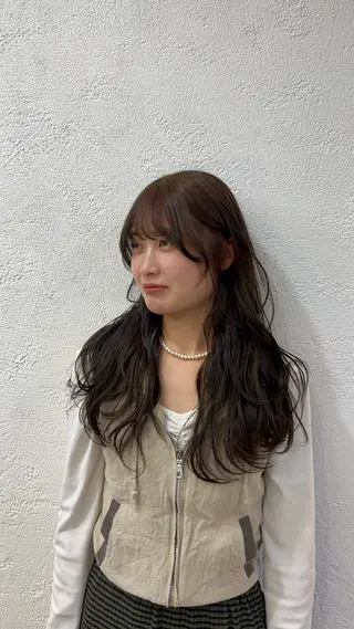 ロング 山本 梨華のヘアスタイル