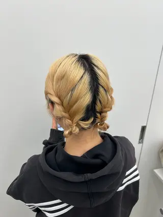 ショート ヘアアレンジ Kurumi リトル渋谷のヘアスタイル