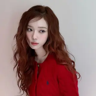 ロング カラー パーマ 表参道/髪質改善・ 透明感 colorのヘアスタイル