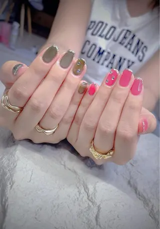 ミディアム めぐみのネイルサロン 惠のネイルデザイン