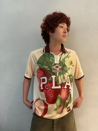 ショート カラー パーマ メンズ 吉武 茂暉のヘアスタイル