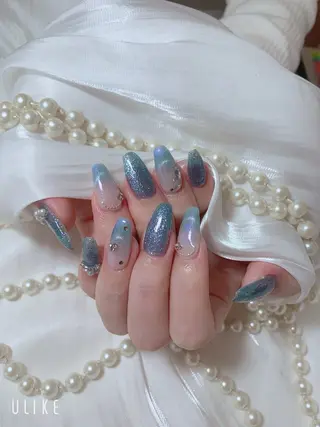 ネイル ネイルサロンAiri 長さ出し·シンプルのネイルデザイン