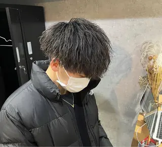 パーマ メンズ 沼野 奈美/CREAMのヘアスタイル