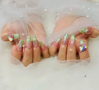 ミディアム Amonail♡ RINAのネイルデザイン