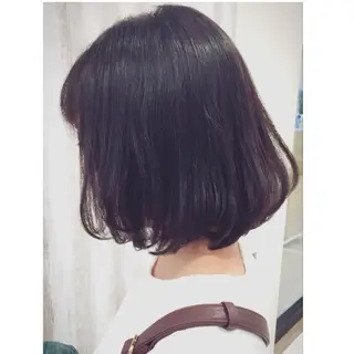 ミディアム 透明感♡︎♡︎ 佐々木早苗のヘアスタイル