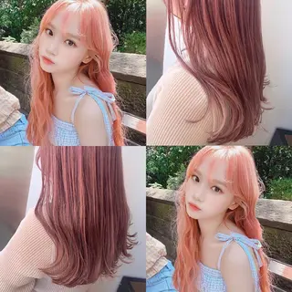 ロング カラー Sana / 韓国ヘア / カラーのヘアスタイル