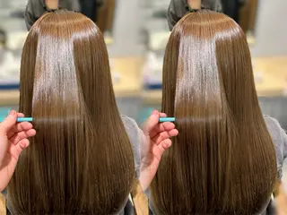 ロング カラー 池袋レイヤーカット/ 顔まわりtaigaのヘアスタイル