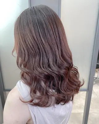 ミディアム カラー SALOWIN神戸三宮East店所属・【透明感、艶髪】西村 有司のヘアスタイル