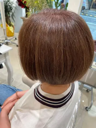 ショート レイヤー×ハイライト 🌷RINA🌷のヘアスタイル