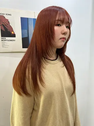 ロング 💥ウルフカット デザインあんな💥のヘアスタイル