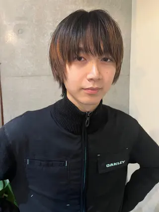 メンズ レイヤーカット\ウル フ　chinatsuのヘアスタイル