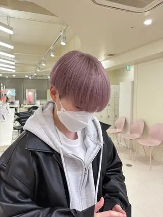 ショート カラー ヘアアレンジ 💟RINNA 艶カラー💟のヘアスタイル