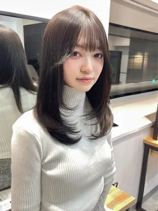 セミロング CBON    HairSalon neaf六本木店所属・カラー/髪質改善/ 縮毛矯正/関口舞のヘアスタイル