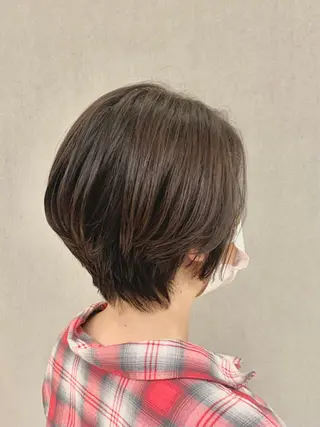 ショート 🤍🐰韓国ヘア/ レイヤー🤍菅原麻里のヘアスタイル