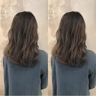 セミロング カラー INTRO.by Fi-Ne所属・韓国ヘア 店長NEGIのヘアスタイル