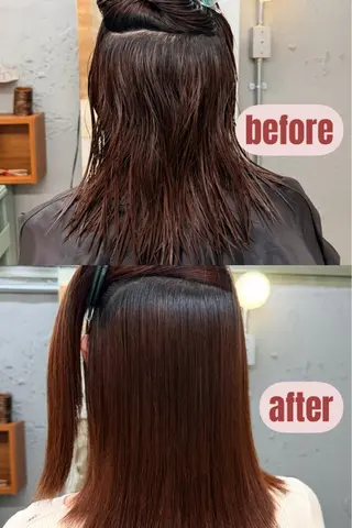 ミディアム kokko所属・髪質改善/縮毛矯正 田中櫻のヘアスタイル