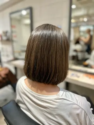 ミディアム 森 京加のヘアスタイル