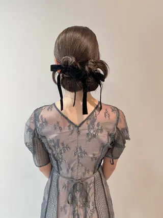 ロング ヘアアレンジ ノイシキ サキのヘアスタイル