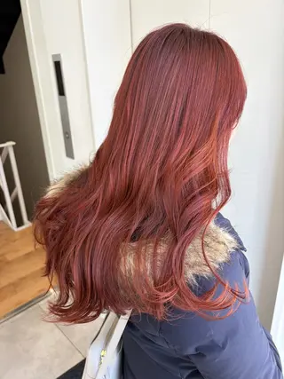 ロング カラー 暖色カラー/ダブル カラー/名古屋/辻のヘアスタイル