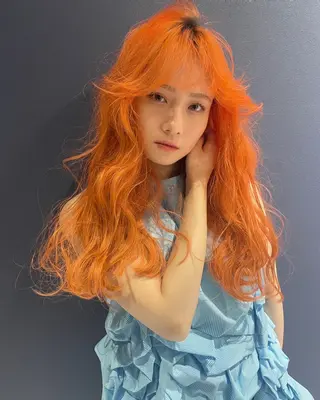 ロング カラー ハイトーン/メンズ/ デザイン/梅田/ミユのヘアスタイル