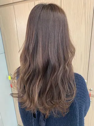 セミロング カラー Silk-lei【銀座店】所属・銀座/美髪縮毛矯正 /髪質改善/山本翔華のヘアスタイル