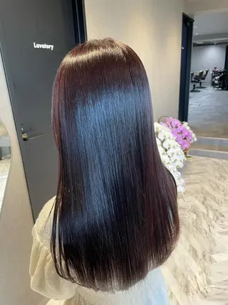 ロング カラー さと ちはるのヘアスタイル