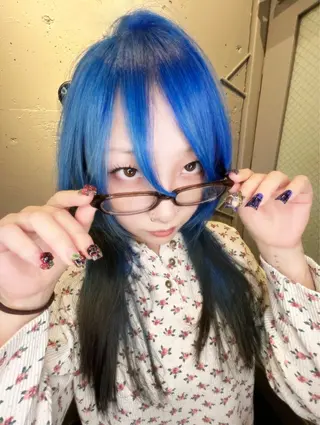 ロング カラー haco＋所属・圧倒的デザイン力 店長🎨RENAのヘアスタイル