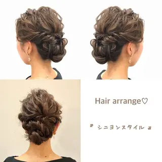 ヘアアレンジ 【銀座】ヘアセット& イメコンSharmeのヘアスタイル