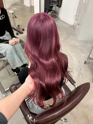 ロング カラー 大阪梅田/ イマムラミヅキのヘアスタイル