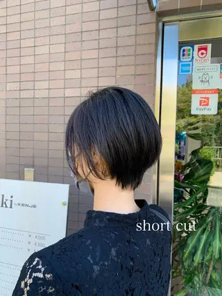 ショート メンズバレイヤージュ 斉藤春のヘアスタイル