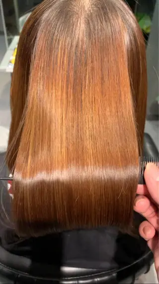 ロング 髪質改善☺︎縮毛矯正 ふじい まりんのヘアスタイル