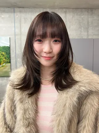 セミロング siki cooper所属・横浜カットモデル/ amiのヘアスタイル