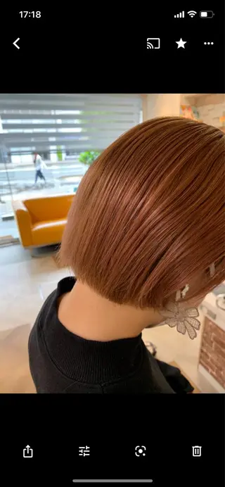 ミディアム カワシマ セイカのヘアスタイル