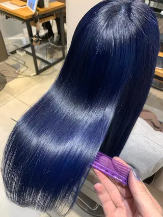 ロング カラー 乾かすだけでまとまる /髪質改善西村涼太のヘアスタイル