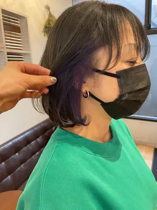 ショート カラー Stir maison[ステアメゾン]所属・layer cut /MIKUのヘアスタイル