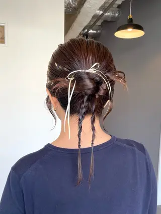 ヘアアレンジ kitin  吉祥寺 山岸花のヘアスタイル